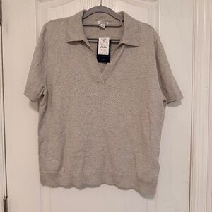 NWT Grey JCrew Polo